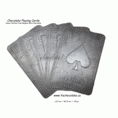 Jeux de Cartes en Chocolat