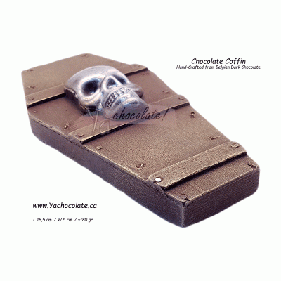 Cercueil & Tête de Mort en Chocolat