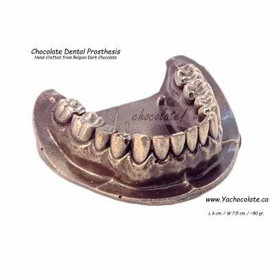 Chocolate Dental Prosthesis